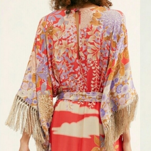 New spell x free people willow tassel mini dress S - Picture 8 of 11